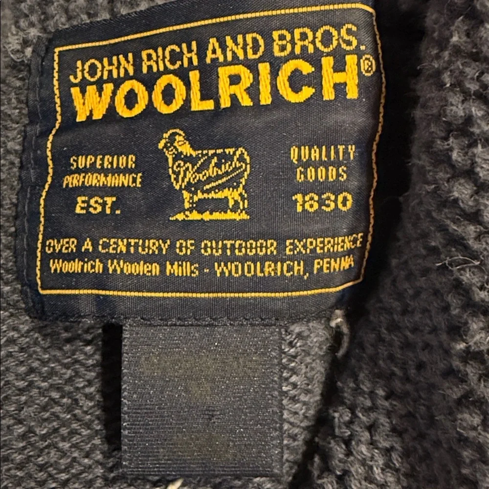 Woolrich Women’s Cowl Neck Knit Blue Fair Isle Winter Snow Sweater Size M - Picture 4 of 7